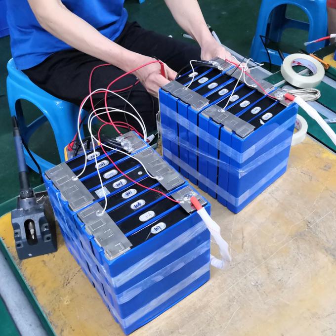 डीप साइकिल एल्युमिनियम LiFePO4 लिथियम बैटरी LFP LiFePO4 100ah प्रिज्मीय बैटरी सेल 3